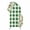 White Dark Green, variant on Aqua Plaid Arch Backdrop Cover 4FT, Spring Summer Farmhouse Buffalo Checkered Spandex Fitted Stretchy Arch Stand Covers, Round Top Chiara Backdrop Cover for Wedding Party Birthday Baby Shower