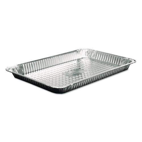 Aluminum Steam Table Pans, Full-Size Shallow, 1.63" Deep, 12.19 x 20.75, 50/Carton | Bundle of 2