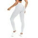 thumbnail image 4 of Gibobby Leggings deportivos mujer para yoga Pantalones altos de mujer Cintura recta para yoga Pilates Pantalones deportivos Pierna acampanada Leggin(Gris,CH), 4 of 5