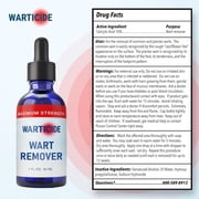 Warticide Wart Remover - Max Strength Plantar and Genital Warts Treatment, 2 Tubes
