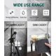 thumbnail image 4 of Kitchen Faucet Rack Sponge Holder Sink Caddy Organizer Hanging Caddy Drainer Rack Stainless Steel Storage Rack for Sponge,Soap, Brush,Towel Bathroom S, 4 of 4