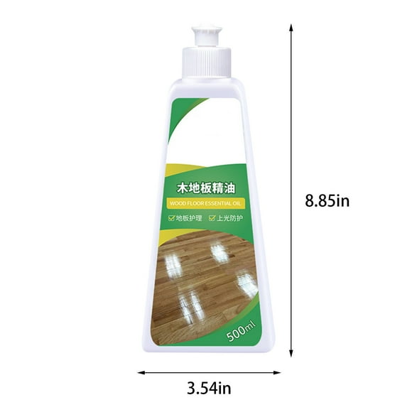 RKSTN Floor Care Wax Wooden Floor Maintenance Wax Composite Wood Floor Oil Liquid Special Waxing Cleaner Mahogany Furniture Household Waxing 500ml
