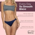 thumbnail image 2 of Felina Smooth Low Rise Bikini Panties - Seamless Underwear for Women, Panties for Women (5-Pack) (Cheetahlicious, Medium), 2 of 8