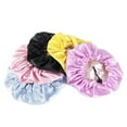 thumbnail image 4 of Coofit Bonnet Réversible pour Enfants : 3 Pcs Bonnet de Perte de Cheveux Ajustable Bonnet de Nuit, 4 of 10