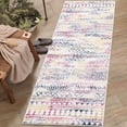 thumbnail image 6 of Garvee 2'x6' Runner Rugs Boho Moroccan Rug, Machine Washable Rug Floral Print Neutral Rug for Entryway Kitchen Hallway Home Decor, Non Slip Floor Indoor Carpet, Colorful, 6 of 8