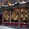 thumbnail image 4 of 3 luces navideñas para ventana, luces colgantes con pilas para ventana, luces LED con forma de estrella y campana para árbol de Navidad, luces para chimenea, decoración interior y exterior, 4 of 4