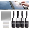 thumbnail image 1 of Windscreen Repair Kit, 4 PCS Windscreen Chip Repair Kit, Auto Windscreen Scratch Repair Kit for Bulls-Eye, Cracks, Star-Shaped and Glass Repair, 1 of 7