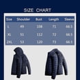 thumbnail image 4 of Chaqueta de plumón corta, ligera y plegable, ultraligera, con capucha, de algodón, 4 of 4