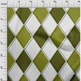 thumbnail image 3 of oneOone Viscose Jersey Olive Green Fabric Argyle Sewing Fabric By The Yard Printed Diy Clothing Sewing Supplies 60 Inch Wide, 3 of 4