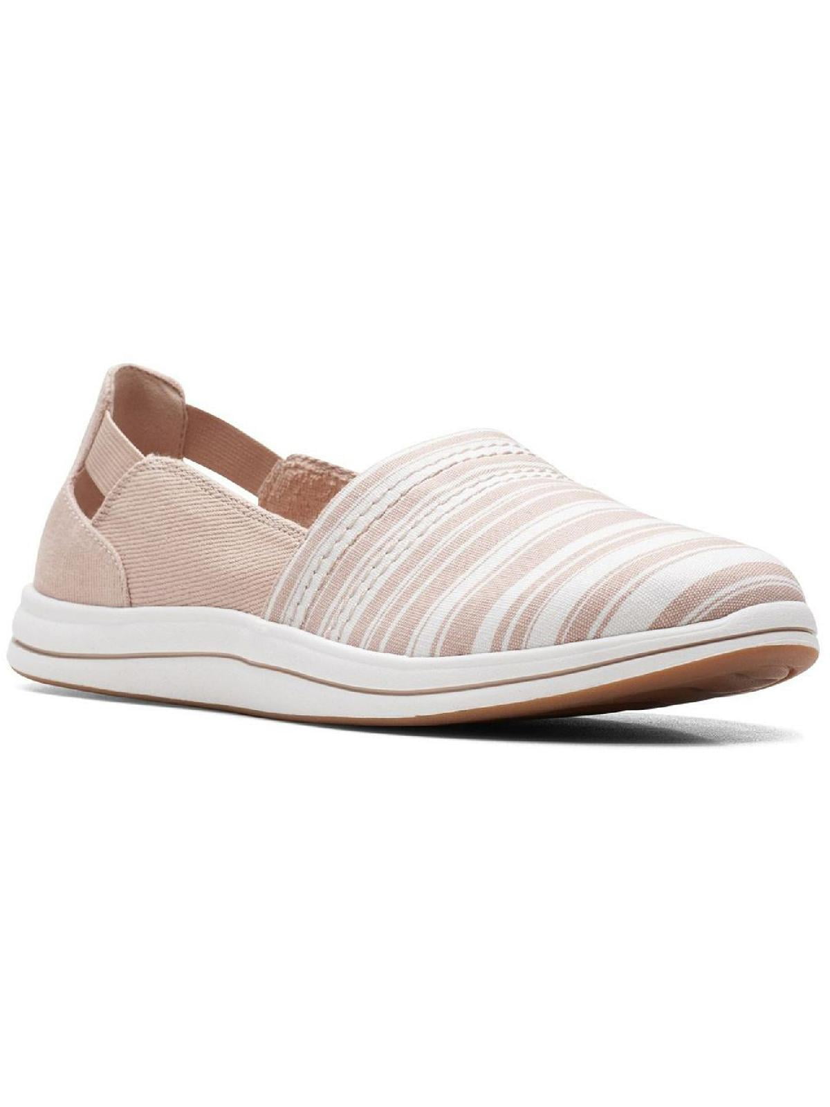 Clarks Cloudstepper Women's Breeze Step Canvas Slip-On Loafers Beige Size  8N - Walmart.com
