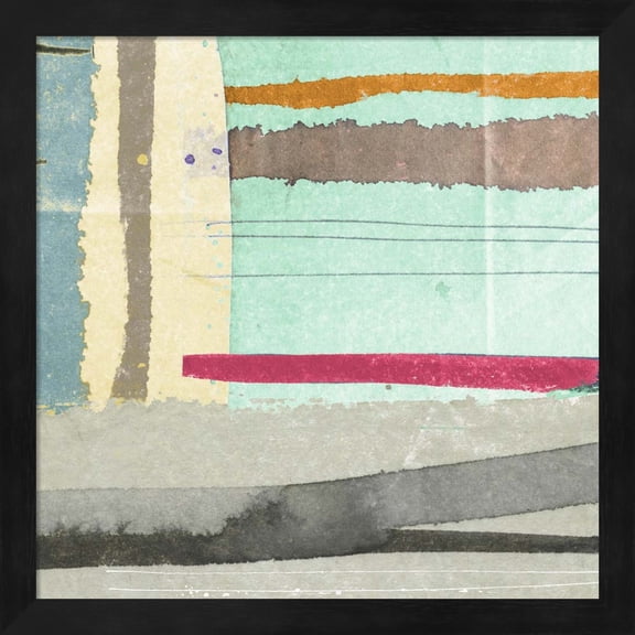 Straight Away II by Viola Bertel, Framed Wall Art, 13.25W x 13.25H