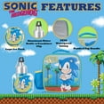Sonic The Hedgehog 3 Piece Lunch Box Set with Stainless Steel Water Bottle and Ice Pack for Boys