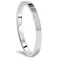 thumbnail image 2 of Pompeii 2mm Flat High Polished Wedding Band 10K White Gold (,), 2 of 4