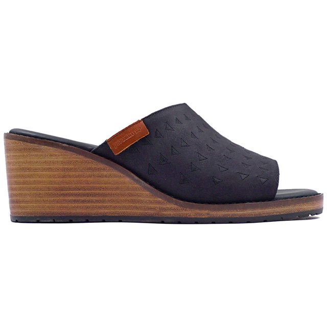 Pendleton Sandales Compensées Peconic pour Femmes, Noir, 10 B(M) US