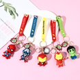 thumbnail image 2 of Llaveros de silicona de superhéroes de Marvel, llaveros de dibujos animados, lindos vengadores, llavero colgante para bolso, Spiderman, Iron Man, accesorios Fivean unisex, 2 of 2