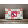 thumbnail image 3 of Carolines Treasures CK5843PW1216 Imperial Shih Tzu Love Canvas Fabric Decorative Pillow, Red, 12H x16W, multicolor, 3 of 3