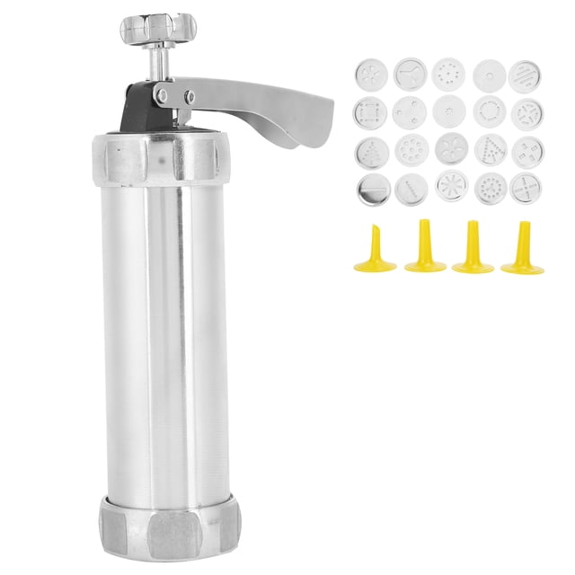Máquina para hacer galletas NikouMX Kit de pistola para moldear galletas diseño elevado