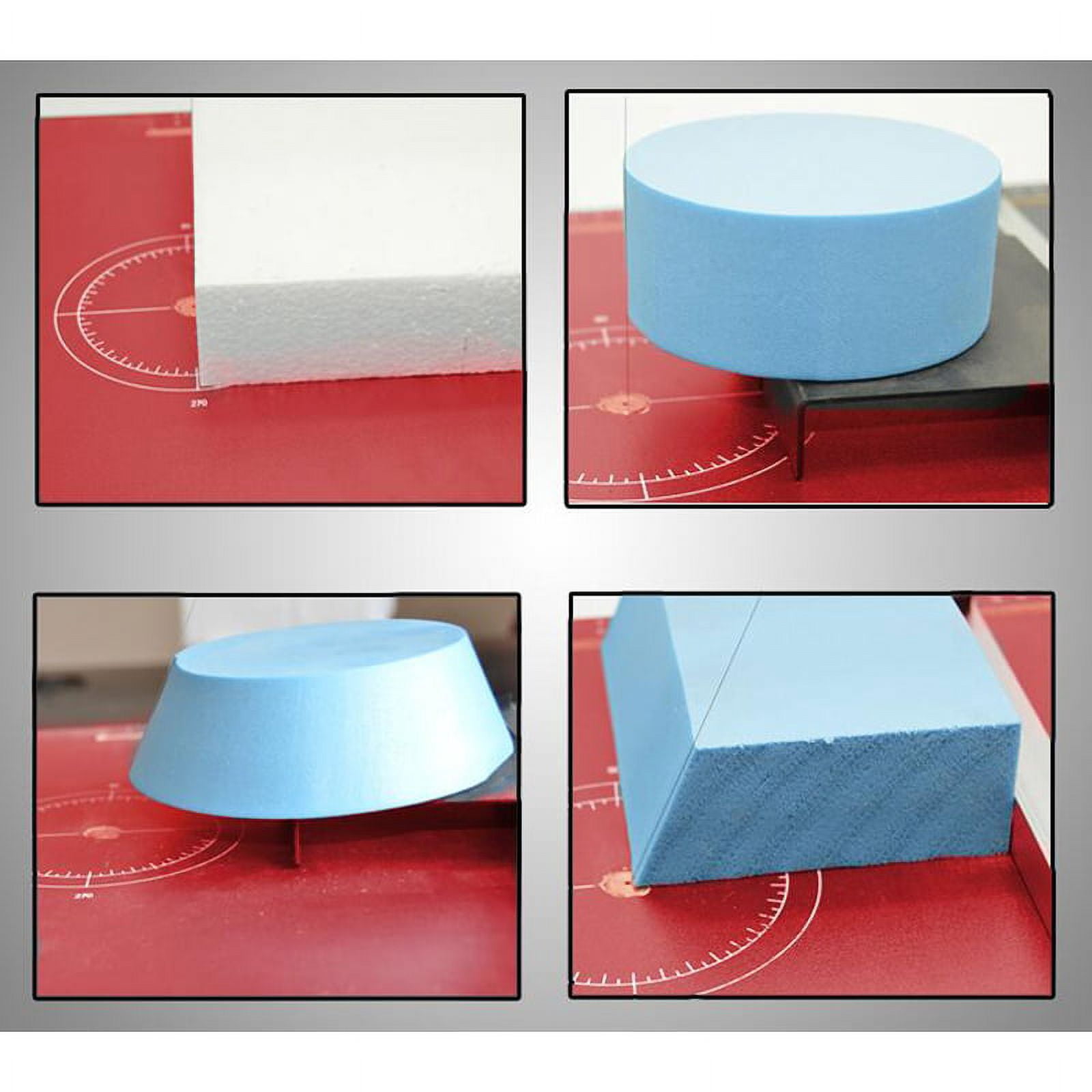 INTSUPERMAI Foam Cutting Machine Desktop Vertical Hot Wire Foam Cutter Red Bench for Cutting Sponge EPE Ribbon KT Board
