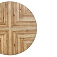 thumbnail image 6 of GDF Studio 5-Piece Industrial Dining Set with Round Table with Wood Seat Chairs, Light Birch+Black, 6 of 18