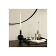 thumbnail image 3 of Decorative Glass Taper Candle Holder - Pair with Gold Pillar Candle Holder - Perfect for Centerpieces for Tables, Kitchen, and Coffee Decor - Modern Candlestick Holder for Lighting Accent - 7", Black, 3 of 12