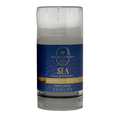 Bath and Body Works Sea Soul Refreshing Jasmine + eucalyptus Body Balm (2.5 oz / 75 g)