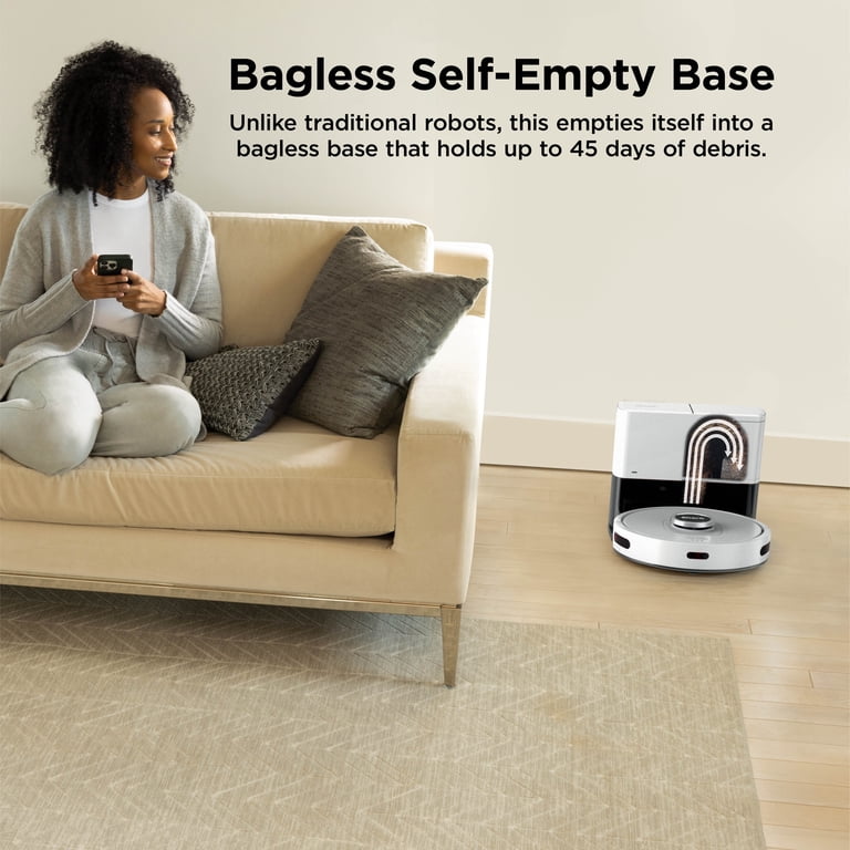 Shark AI Robot Vacuum with Ultra Self-Empty Base, Precision Home