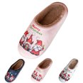 thumbnail image 6 of shqvo Mens Christmas Slippers Size 12 Non- Plush Cute Christmas Tree Santa on House Shoes Bedroom Cartoon Plush Cute Slippers for Indoor Outdoor Use, 6 of 6