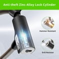 thumbnail image 4 of Cable antirrobo Scooter Lock Emjollray de 4 pies con soporte, 4 of 7