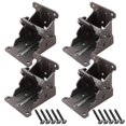 thumbnail image 1 of Table Leg Folding Bracket - Pack of 4  90° Foldable Self-Lock Hinges  Complete with 10 Screws  Sturdy Hardware for Table Extensions  Space-Saving & Easy-to-Install, 1 of 9