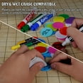 DND Wet & Dry DHF10 Erase Tokens Set of 100 Colorful Blank Counters - 1 ...