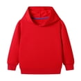 thumbnail image 4 of fatyb Kids Long Sleeve Hoodies for Boys Girls Casual Plain Pullover Tops Hooded Sweatshirts 1-12 Years, 4 of 6