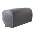 thumbnail image 3 of 2 Pcs Pu Leather Sofa Armrest Covers Protectors Stretch Waterproof For Couch Chair Arm, 3 of 4