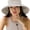 Beige, variant on Sun Hats for Women Gardening Hat Wide Brim Ponytail Beach Sun Protection Breathable Cotton Summer Hat with Fold-Up Brim (Beige)