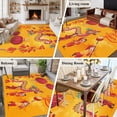 thumbnail image 5 of Large Area Rugs for Living Room Bedroom, Happy New Year 8'x10' Rug Washable Carpet Runner Indoor Outdoor, Red Yellow Dragon Dance Non Slip Floor Mats Rug for Kitchen, Patio, 5 of 8