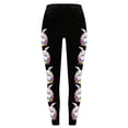 thumbnail image 5 of Meichang Easter Leggings for Women High Waist Rabbit Eggs Print Stretchy Yoga Pants Running Leggings, 5 of 5