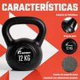 thumbnail image 2 of Pesa Rusa Kettlebell 12kg 26.5lb Cross Fitness Gimnasio Centurfit, 2 of 11