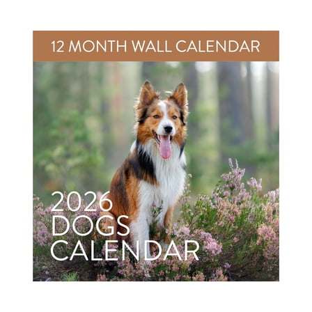 2026 Dog Wall Calendar