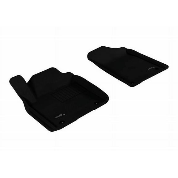 3D MAXpider 2011-2024 Fits Infiniti QX80 QX56 V8 1st Row Black Kagu Carbon Fiber Embossed Pattern Floor Mat L1IN01611509