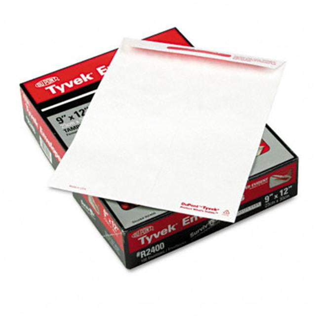 Quality Park Advantage Flap Stik Tyvek Mailer 9 x 12 White 100//Box R2400