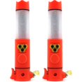 thumbnail image 1 of W829 2 Pack Car Emergency Flashlight Automotive Escape Tools(6 in 1) : Safety Hammer Window Breaker/Seatbelt Cutter/Alarm Siren/LED Flashlight/Warning Light Beacon/Magnet, 1 of 1
