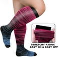 thumbnail image 4 of OLENNZ Wide Calf Compression Socks for Women and Men Circulation, Plus Size Knee High Support Stockings, 4XL, 4 of 6