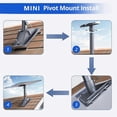 thumbnail image 3 of For Mini Mount, for Pivot Mount with Pipe Adapter and Mast, Roof Top Exterior Wall Mount, 3 of 5
