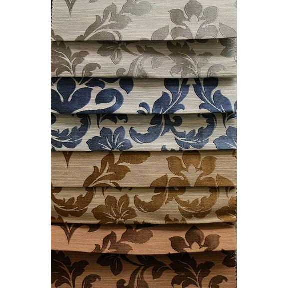 VINTAGE Jacquard Fabric, 54 Inch. in Width, | Home Decor, Terracotta / Sample 3x3 Inch