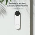 thumbnail image 6 of Google Nest Doorbell (Battery) - Video Doorbell Camera - Wireless Doorbell Security Camera - Snow, 6 of 10
