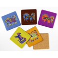 thumbnail image 2 of Inkdotpot Set of 6 Drink Coasters DecorativeNon,SlipCork Base4-inch Square PrintedCoastersEasy Clean- Tribal Animals, 2 of 8