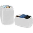 thumbnail image 4 of Smart Design Mesh Pop up Flip Laundry Hamper and Basket -15 x 25 inch - White, 4 of 4