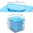 thumbnail image 4 of Shininglove Money Maze Puzzle Box, Money Holder Puzzle for Kids and Adults Birthday (Blue), 4 of 6
