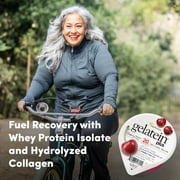 Gelatein Plus Cherry: 20 grams of protein. Ideal for clear liquid diets, swallowing difficulties, dialysis and oncology. Great pre or post-workout snack. (36 pack)