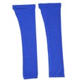 thumbnail image 1 of Mangas elásticas de protección solar para brazos, de color azul oscuro, talla L, con protección UV para deportes al aire libre, 1 of 8
