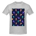 thumbnail image 4 of Bingfone Sea Jellyfish Men'S Loose Fit Short-Sleeve Pocket T-Shirt, 4 of 7